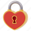 heart, padlock, valentine, security, protection, romance, valentines 