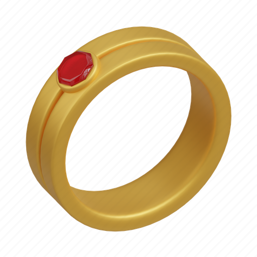 Ring, diamond, valentines, wedding, marriage, love, heart 3D illustration - Download on Iconfinder