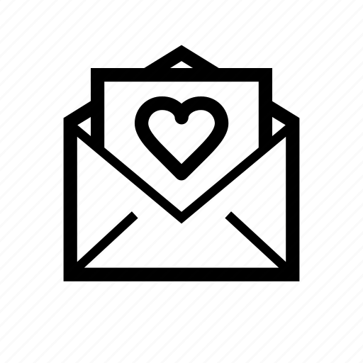 Letter, love, romantic, valentine, valentine's day icon - Download on Iconfinder