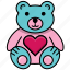 bear, feast, heart, love, teddy bear, valentine, valentine&#x27;s day 