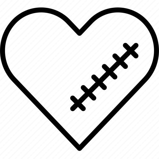 Breakup, broken, heart, hurt, relationship, valentines, wound icon - Download on Iconfinder