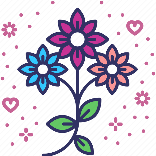 Bloom, blossom, bouquet, flowers, spring, valentines, valentines day icon - Download on Iconfinder
