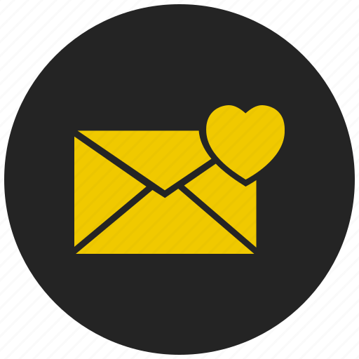 Favorite message, greeting card, inbox, love letter, mail icon - Download on Iconfinder
