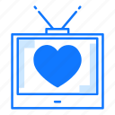 love, monitor, screen, show, television, tv, valentines day
