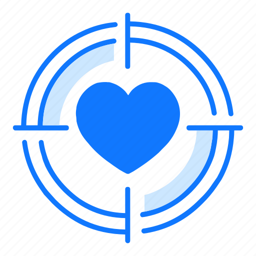 Choice, love, point, purpose, shoot, target, valentines day icon - Download on Iconfinder