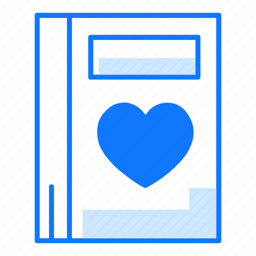 Book, diary, history, love, note, story, valentines day icon - Download on Iconfinder