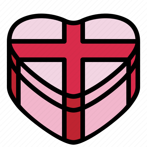 Gift, heart, shape, romance, valentine icon - Download on Iconfinder