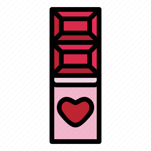 Chocolate, heart, shape, romance, valentine, food, sweet icon - Download on Iconfinder