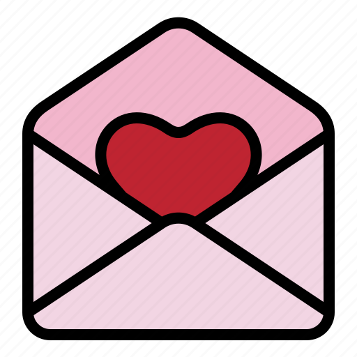 Mail, valentine, heart, shape, romance icon - Download on Iconfinder
