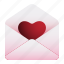 mail, valentine, heart, shape, romance 