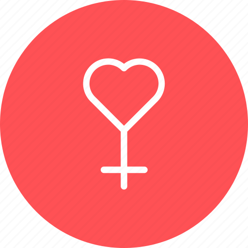 Female Gender Heart Love Male Icon