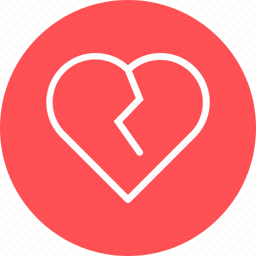 Breakup, heart, love, valentine icon - Download on Iconfinder