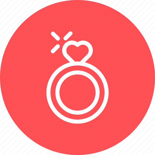 Heart, love, ring, valentine, wedding icon - Download on Iconfinder