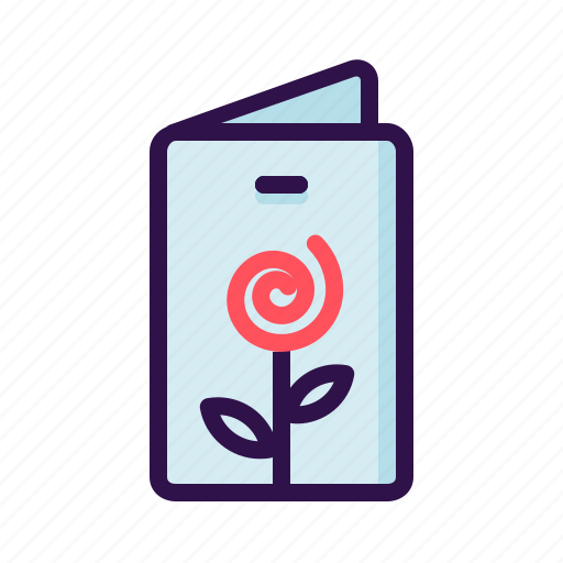 Card, flower, invitation, rose, valentine, woman icon - Download on Iconfinder