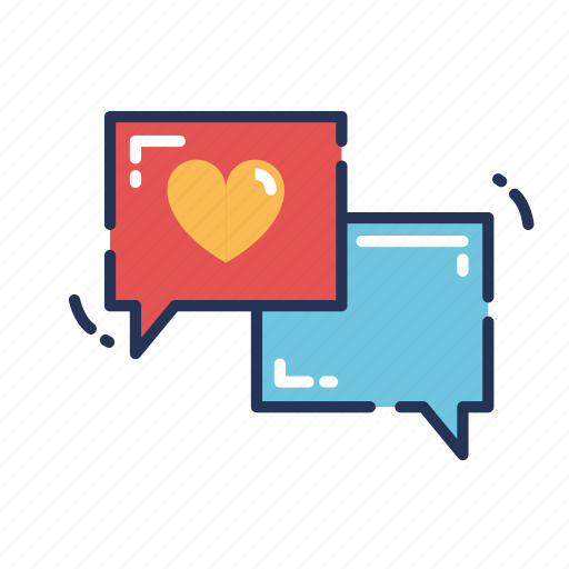 Love, bubble, chat, message icon - Download on Iconfinder