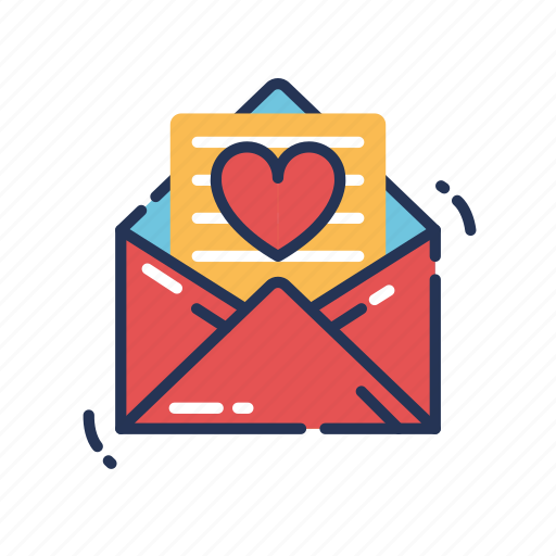 Letter, love, heart, valentine icon - Download on Iconfinder