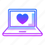computer, device, laptop, love, monitor, screen, valentines day 