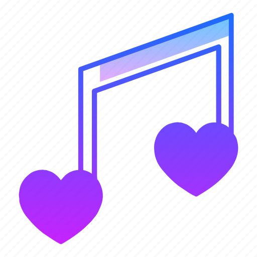 Love, music, note, sing, song, tune, valentines day icon - Download on Iconfinder