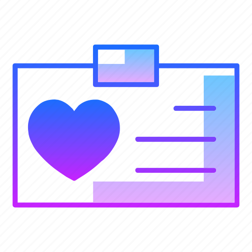 Card, driver license, id card, identity, love, personal, valentines day icon - Download on Iconfinder