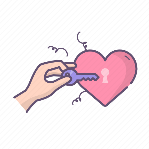 Hands, heart, key, love, valentine icon - Download on Iconfinder