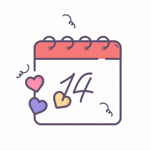 Calendar, day, february, valentines, valentines day icon - Download on Iconfinder