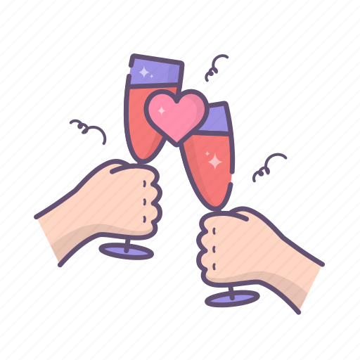 Hands, love, romantic, valentine, valentines day, wine icon - Download on Iconfinder
