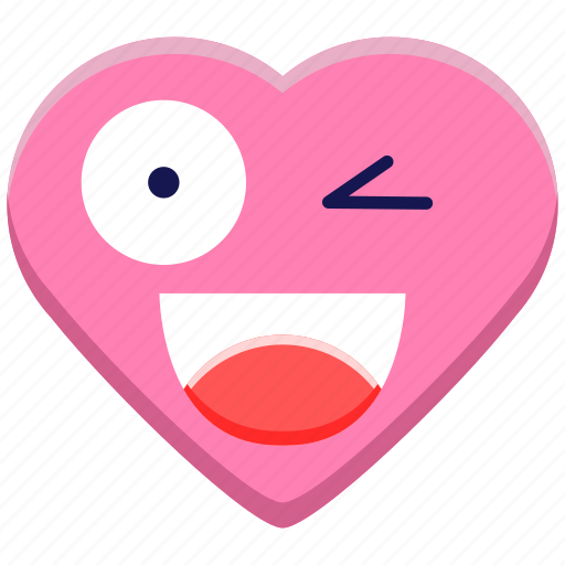 Blink, emoji, expression, happy, nice, rogue, smile icon - Download on Iconfinder
