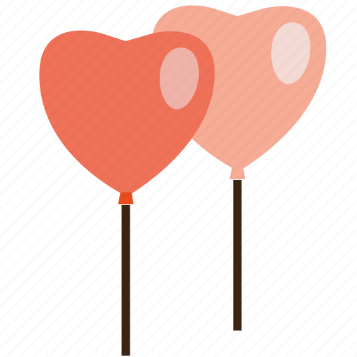 Valentine, balloons, heart, love, romance, valentine's day, valentines icon - Download on Iconfinder