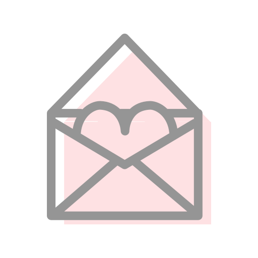 Envelope, opened, valentines, heart, letter, love, mail icon - Free download