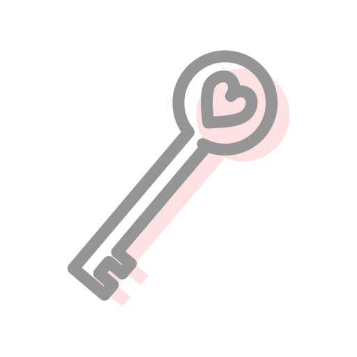 Key, valentines, lock, unlock, valentine icon - Free download