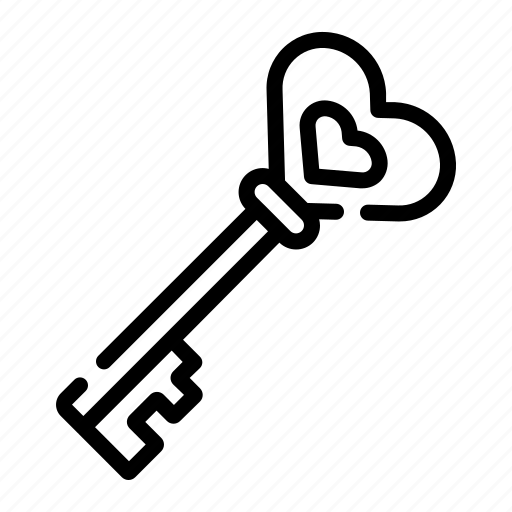 Lock, security, open, access, key, unlock, valentines icon - Download on Iconfinder