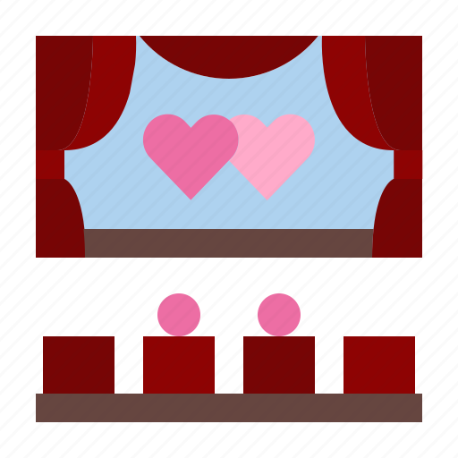 Entertainment, cinema, theater, film, movie, valentines icon - Download on Iconfinder