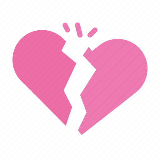 Sad, heart, unhappy, pain, love, valentines, heartbroken icon - Download on Iconfinder