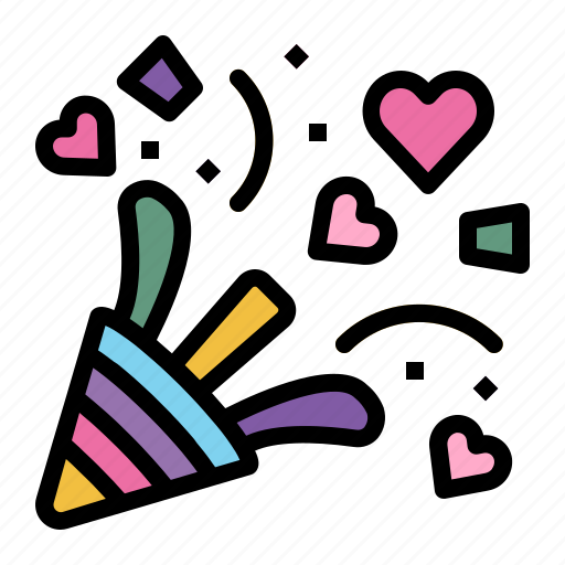 Celebrate, anniversary, decoration, event, valentines, confetti, christmas icon - Download on Iconfinder