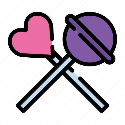 Dessert, sweet, party, sugar, valentines, lollipop, candy icon - Download on Iconfinder