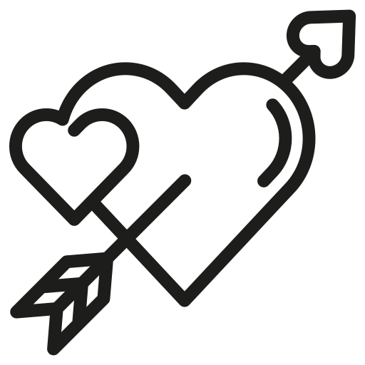 Valentines, arrows, love and romance, cupid, romantic, hearts icon - Free download