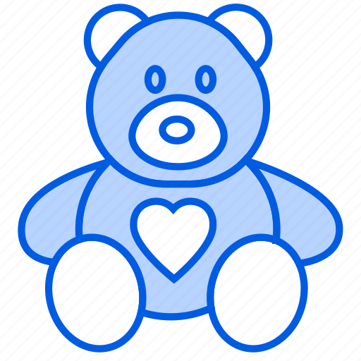 Bear, heart, teddy, toy, gift icon - Download on Iconfinder