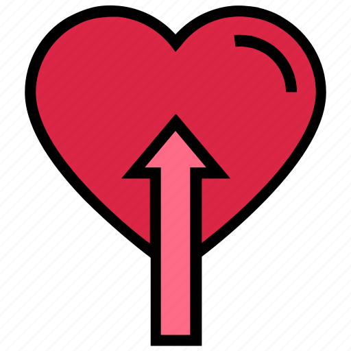 Arrow, like, love, up, valentine’s day icon - Download on Iconfinder