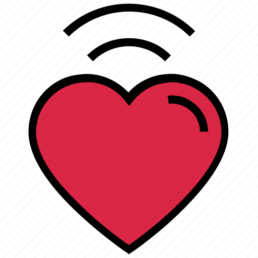 Heart, heart hotspot, heart signals, internet, love, valentine’s day, wireless icon - Download on Iconfinder