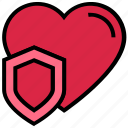 heart, love, protect, security, shield, valentine’s day