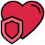heart, love, protect, security, shield, valentine’s day 