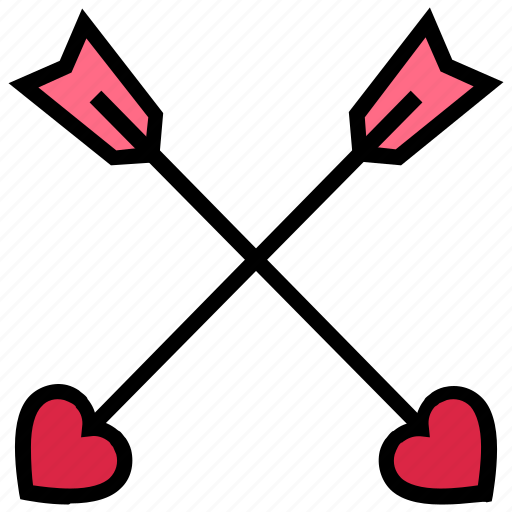 Arrows, bow, cupid, heart, love, valentine’s day icon - Download on Iconfinder