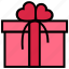 gift, gift box, love, present, ribbon, romance, valentine’s day 