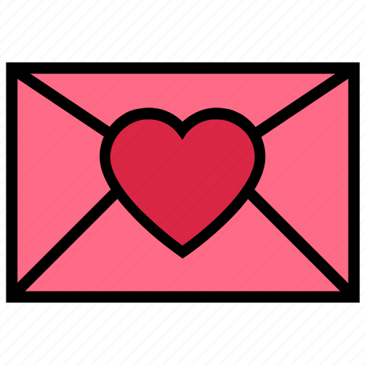 Email, envelope, favorite, heart, love letter, valentine’s day icon - Download on Iconfinder