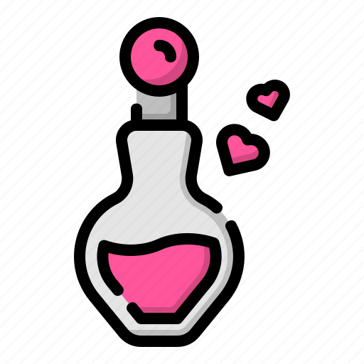 Perfume, fragrance, aroma, spray, heart, bottle icon - Download on Iconfinder