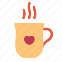 coffee, mug, love, love and romance, tea, hot