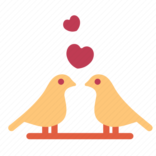 Love birds, birds, love and romance, valentine, heart icon - Download on Iconfinder