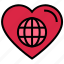 earth, favorite, globe, heart, love, valentine’s day, world 
