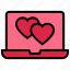 dating, heart, laptop, love, macbook, online, valentine’s day 