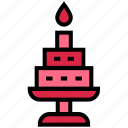 cake, candle, love, marriage, valentine cake, valentine’s day, wedding